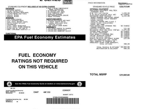 Used 2011 Ford E-450 and Econoline 450 Super Duty w/ Motorhome Prep Pkg RWD image 19