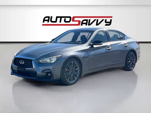 Used 2018 INFINITI Q50 Red Sport 400 w/ Cargo Package (L95) RWD image 3