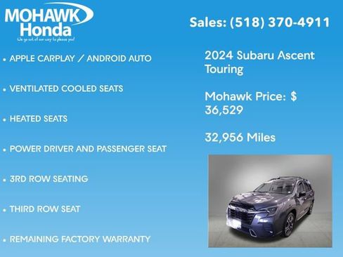 Used 2024 Subaru Ascent Touring image 14