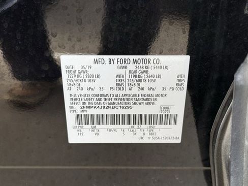 Used 2019 Ford Edge SEL w/ Equipment Group 201A AWD/4WD image 33