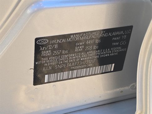 Used 2018 Hyundai Sonata Limited w/ Ultimate Package 07 image 34