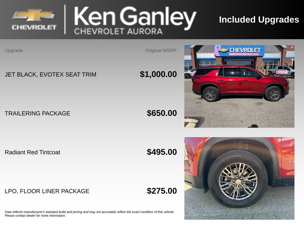 Used 2024 Chevrolet Traverse LT w/ Trailering Package AWD/4WD image 6
