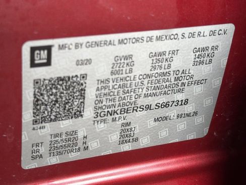 Used 2020 Chevrolet Blazer RS w/ LPO, Floor Liner Package FWD image 24