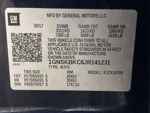 Used 2018 Chevrolet Tahoe LT AWD/4WD image 37