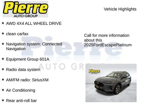 Used 2025 Ford Escape Platinum AWD/4WD image 7