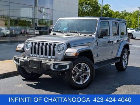 Used 2021 Jeep Wrangler Unlimited Sahara AWD/4WD image 1