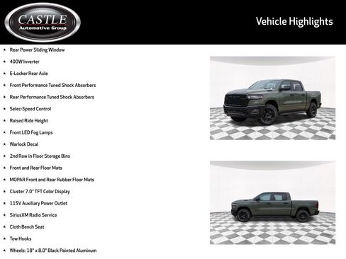 New 2026 RAM 1500 Classic Warlock AWD/4WD image 6
