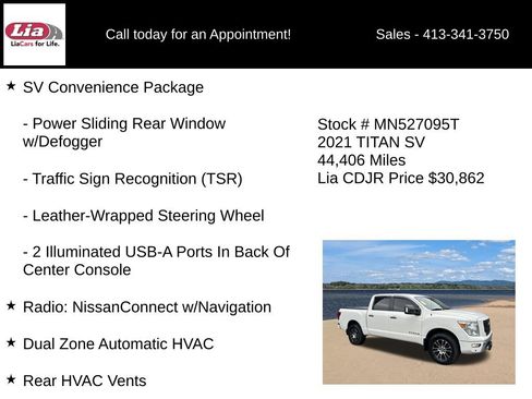 Used 2021 Nissan Titan SV w/ SV Convenience Package AWD/4WD image 26