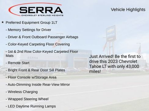 Used 2023 Chevrolet Tahoe LT w/ Luxury Package image 3