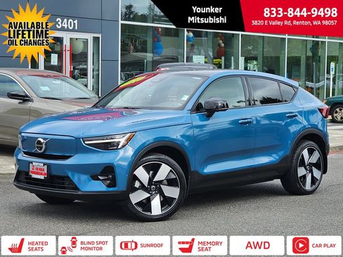 Used 2023 Volvo C40 P8 Recharge Ultimate w/ Protection Package Premier AWD/4WD image 1