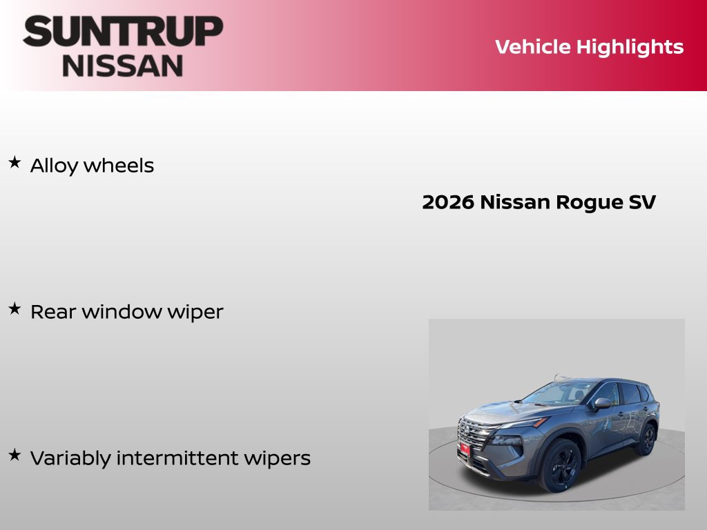 Certified 2026 Nissan Rogue SV AWD/4WD image 40