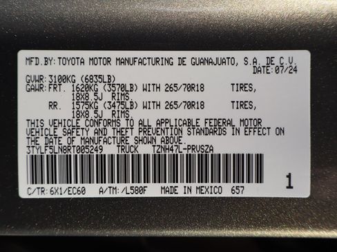 Used 2024 Toyota Tacoma 4x4 Double Cab Hybrid image 29