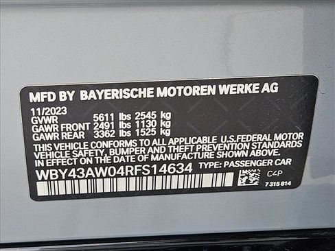 Used 2024 BMW i4 eDrive35 w/ M Sport Package RWD image 24