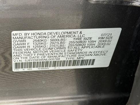 Used 2022 Acura MDX FWD w/ Technology Package image 20