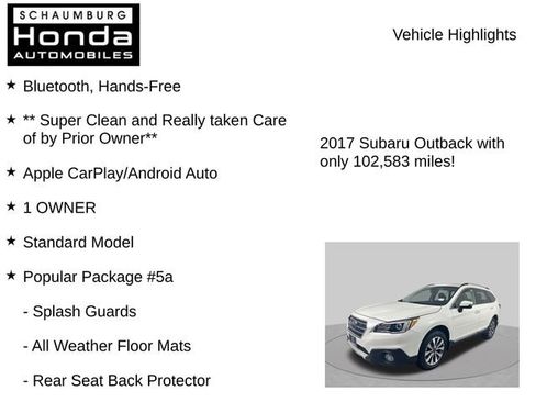 Used 2017 Subaru Outback 3.6R Touring w/ Popular Package #5A AWD/4WD image 7