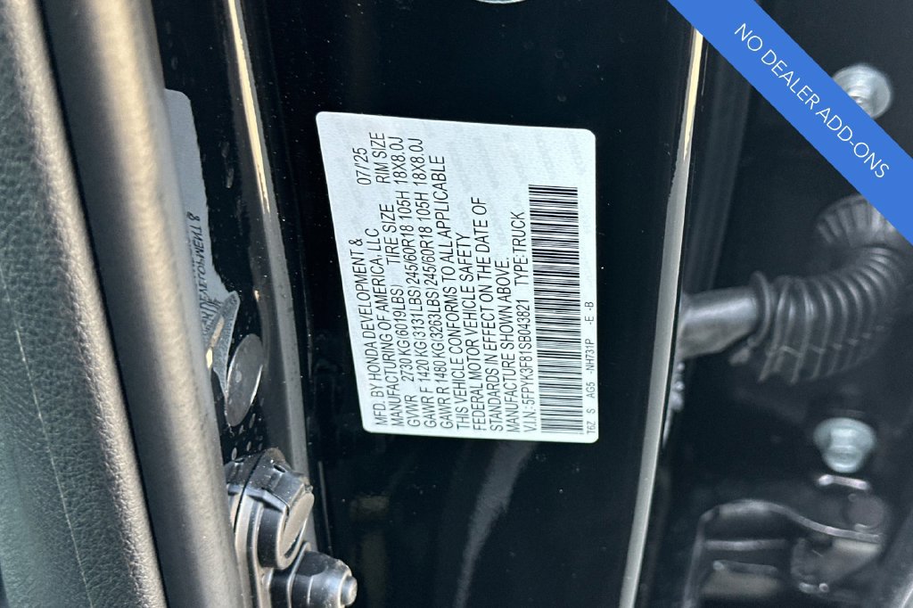 Certified 2025 Honda Ridgeline Black Edition image 30
