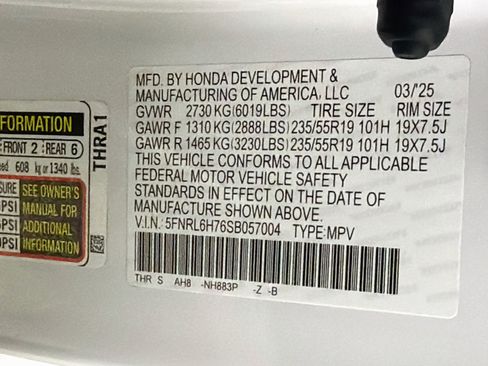 Used 2025 Honda Odyssey Sport-L image 12