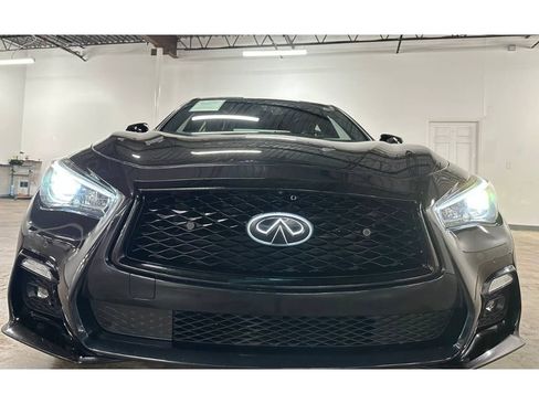 Used 2023 INFINITI Q50 Red Sport 400 w/ Black Opal Edition RWD image 3