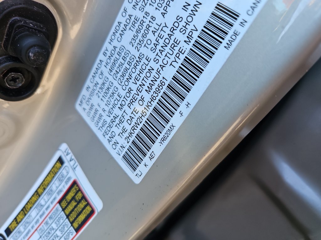 Certified 2019 Honda CR-V EX image 14