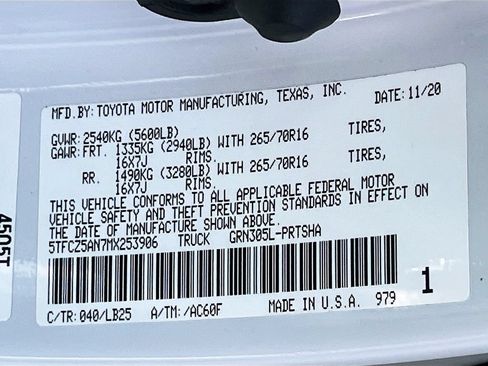 Used 2021 Toyota Tacoma TRD Pro AWD/4WD image 34