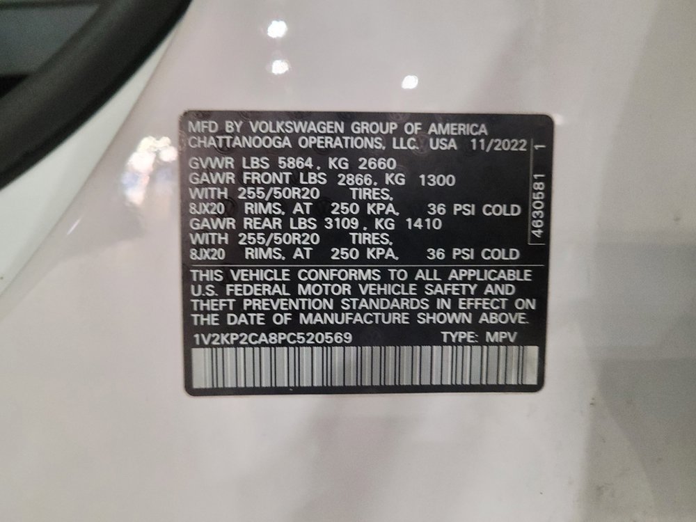 Used 2023 Volkswagen Atlas SE w/ Panoramic Sunroof Package AWD/4WD image 33