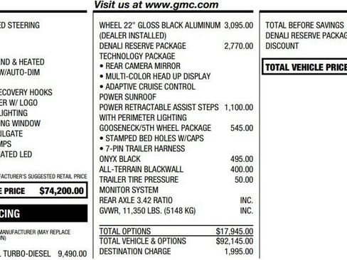 Used 2024 GMC Sierra 2500 Denali w/ Denali Reserve Package AWD/4WD image 2
