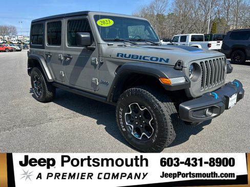 Used 2023 Jeep Wrangler Unlimited Rubicon 4xe w/ Cold Weather Group AWD/4WD image 1