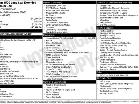 New 2026 RAM 1500 Lone Star RWD image 25
