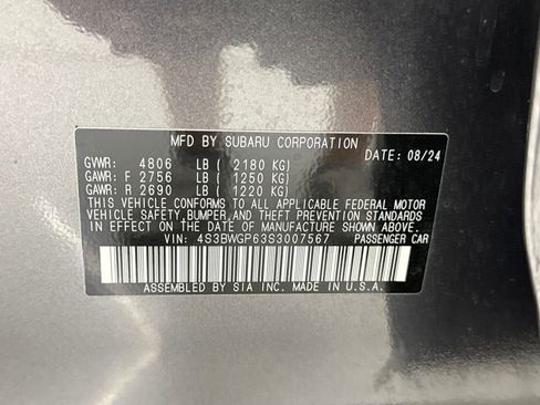 Certified 2025 Subaru Legacy Touring XT image 30