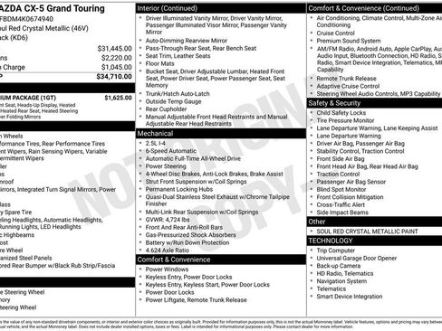 Used 2019 MAZDA CX-5 Grand Touring w/ GT Premium Package image 3