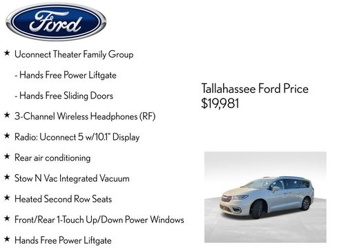 Used 2021 Chrysler Pacifica Touring-L w/ Uconnect Theater Family Group image 16