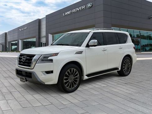Used 2023 Nissan Armada Platinum w/ Captain's Chairs Package AWD/4WD image 1