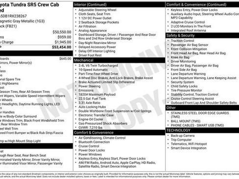 Used 2024 Toyota Tundra SR5 AWD/4WD image 31