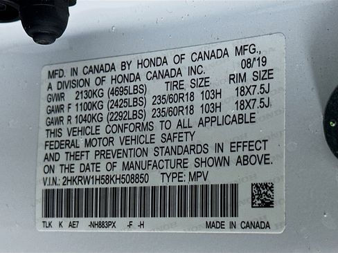 Used 2019 Honda CR-V EX image 12