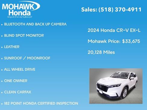 Certified 2024 Honda CR-V EX-L image 8