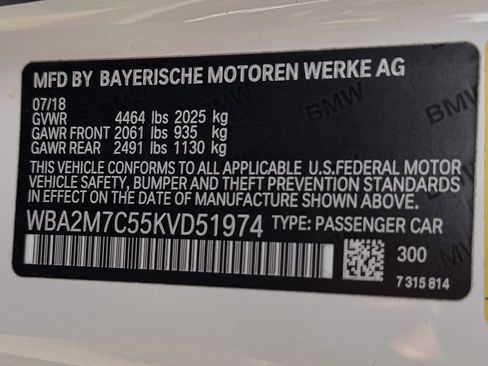 Used 2019 BMW 230i Convertible w/ Convenience Package image 57