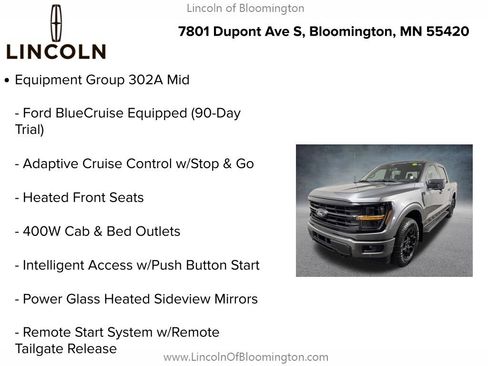 Used 2024 Ford F150 XLT w/ Equipment Group 302A MID AWD/4WD image 5