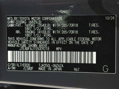 Used 2025 Toyota Land Cruiser AWD/4WD image 33