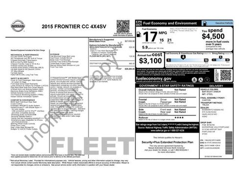 Used 2015 Nissan Frontier SV image 29