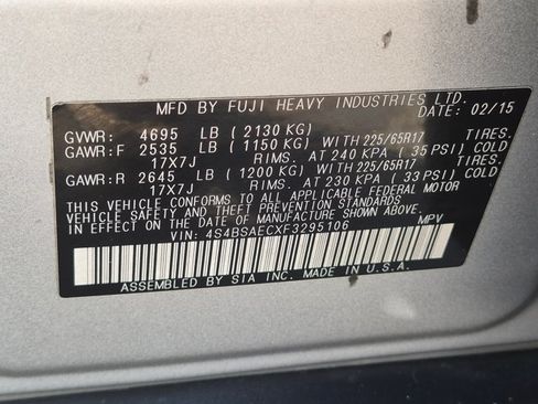 Used 2015 Subaru Outback 2.5i Premium w/ Popular Package #3 AWD/4WD image 23