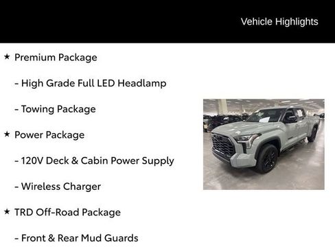 Used 2025 Toyota Tundra Limited w/ TRD Off-Road Package AWD/4WD image 7