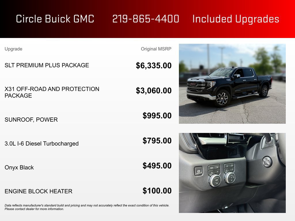New 2026 GMC Sierra 1500 SLT w/ SLT Premium Plus Package AWD/4WD image 3