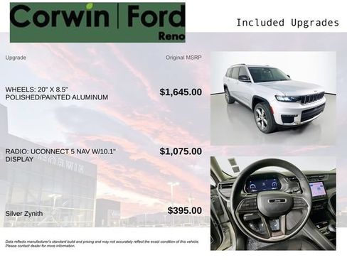 Used 2022 Jeep Grand Cherokee L Limited AWD/4WD image 3