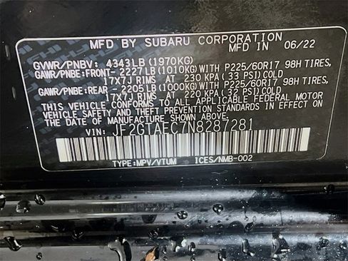 Used 2022 Subaru Crosstrek 2.0i Premium w/ Moonroof Package image 28