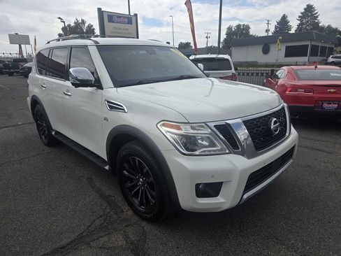 Used 2017 Nissan Armada Platinum w/ Captain Seat Package AWD/4WD image 4