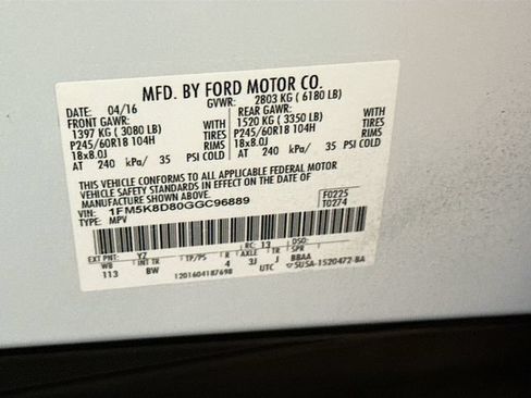 Used 2016 Ford Explorer XLT w/ Equipment Group 202A AWD/4WD image 29