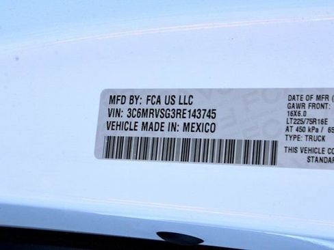 New 2024 RAM ProMaster 3500 w/ Quick Order Package 22G SLT image 20