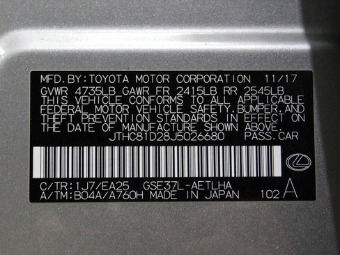 Used 2018 Lexus IS 300 F Sport w/ F Sport Package image 99