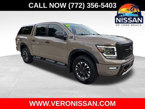 Used 2021 Nissan Titan PRO-4X w/ Off Road Protection Package AWD/4WD image 1