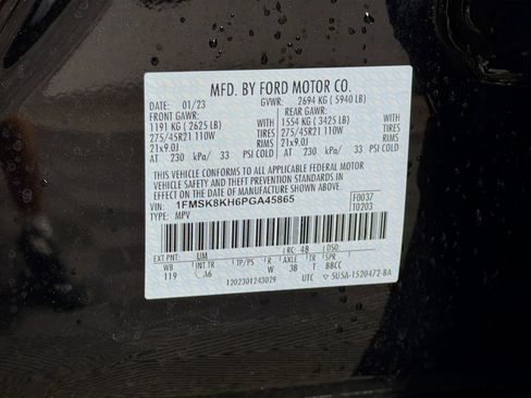 Used 2023 Ford Explorer ST-Line AWD/4WD image 38
